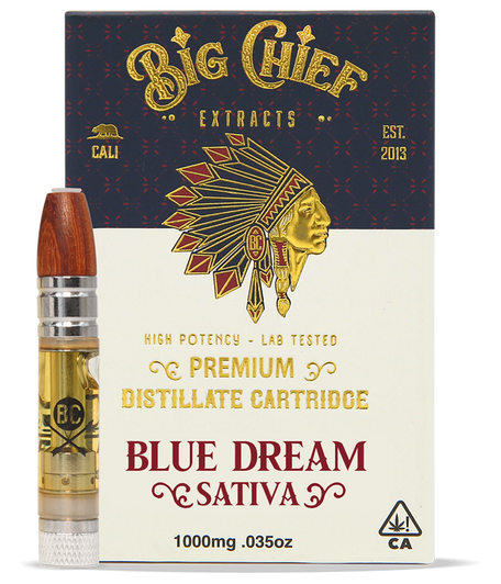 BLUE DREAM BIG CHIEF, blue dream cartridge