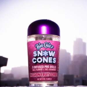 Passion Fruit Sorbet – Snow Cone 5-Pack Infused Pre-Rolls, Passion Fruit Sorbet